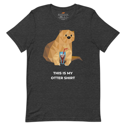 Otter Tee Online - Dark Grey Heather - Boozy Fox