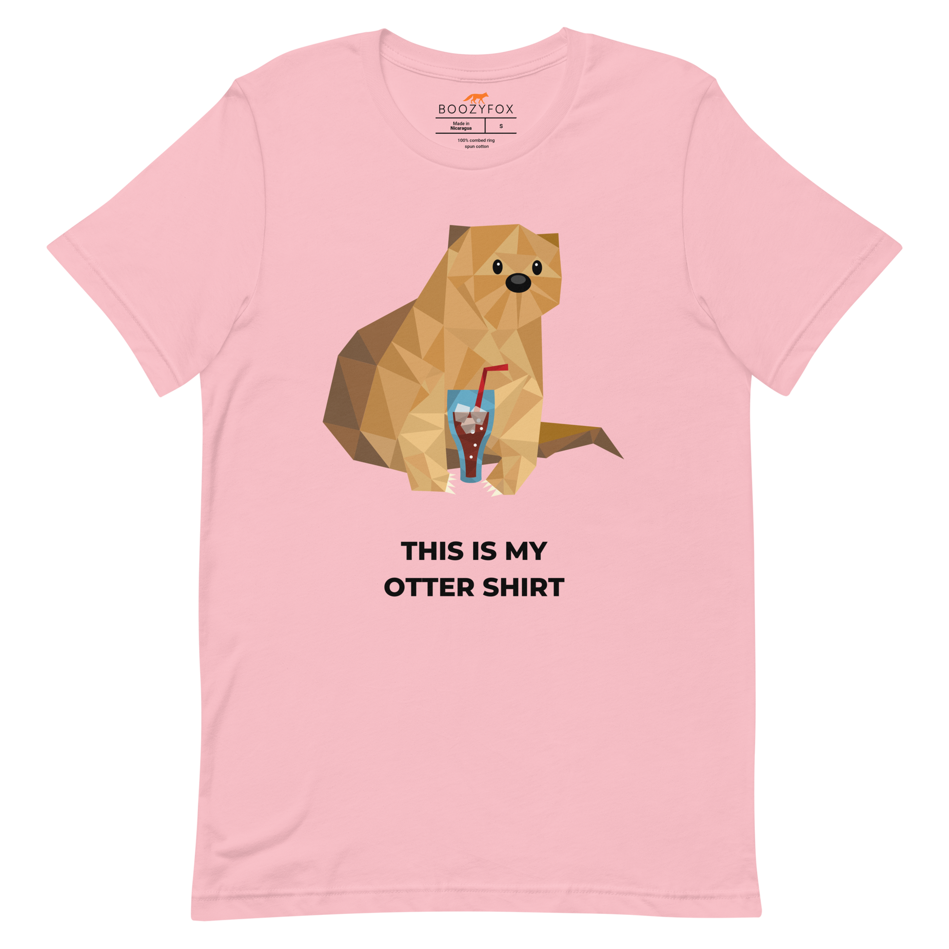 Otter Tee Online - Pink - Boozy Fox