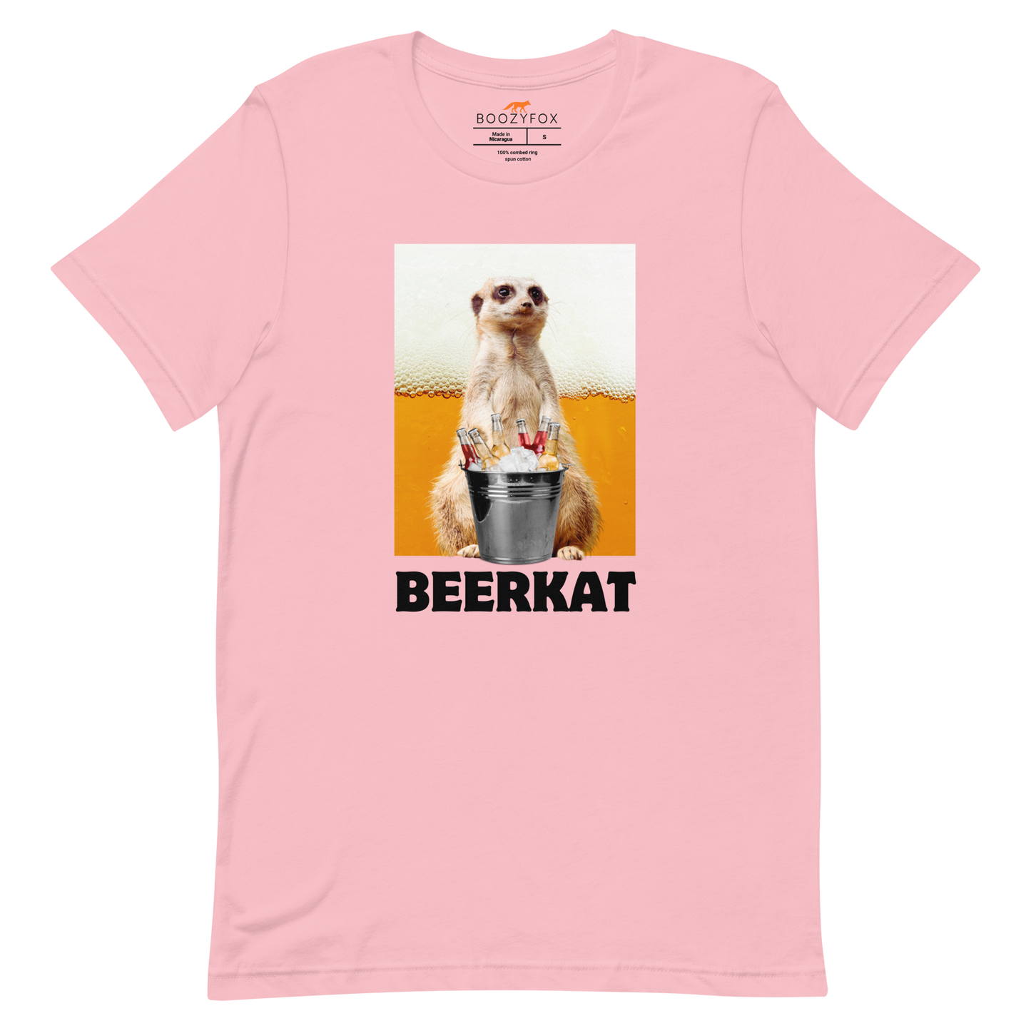 Meerkat Tee Online - Pink - Boozy Fox