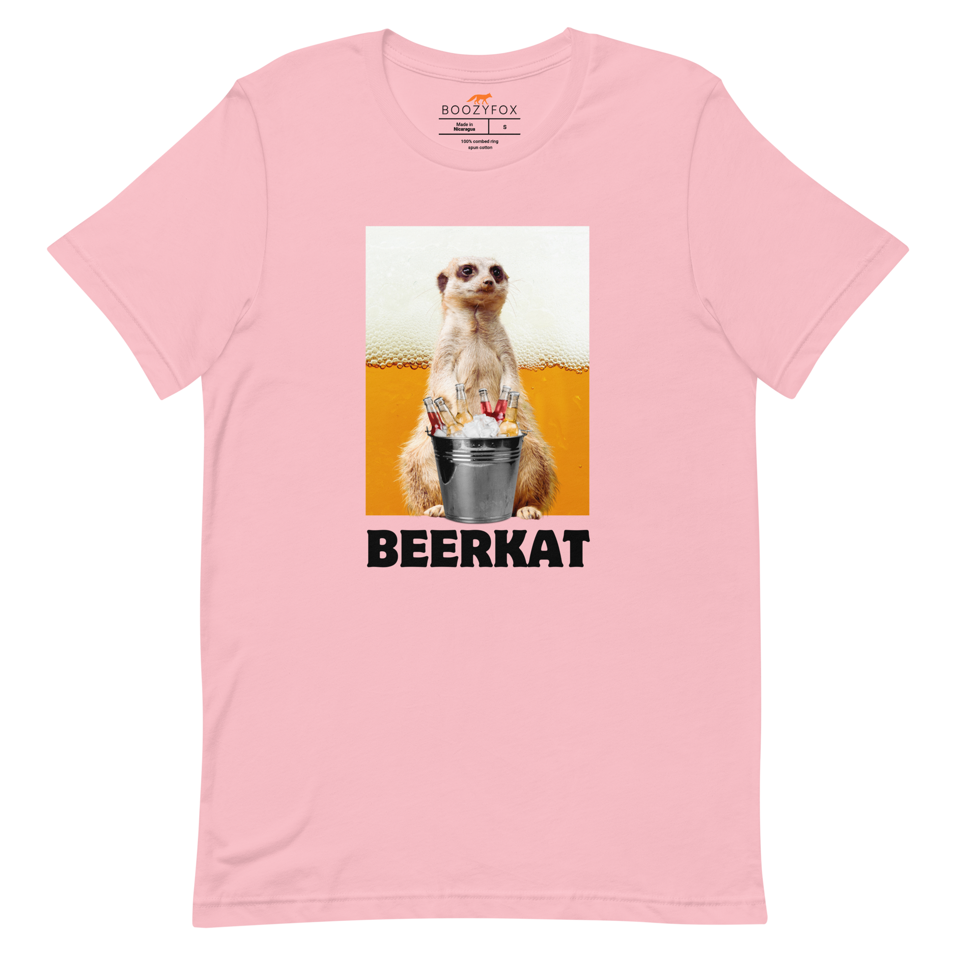 Meerkat Tee Online - Pink - Boozy Fox