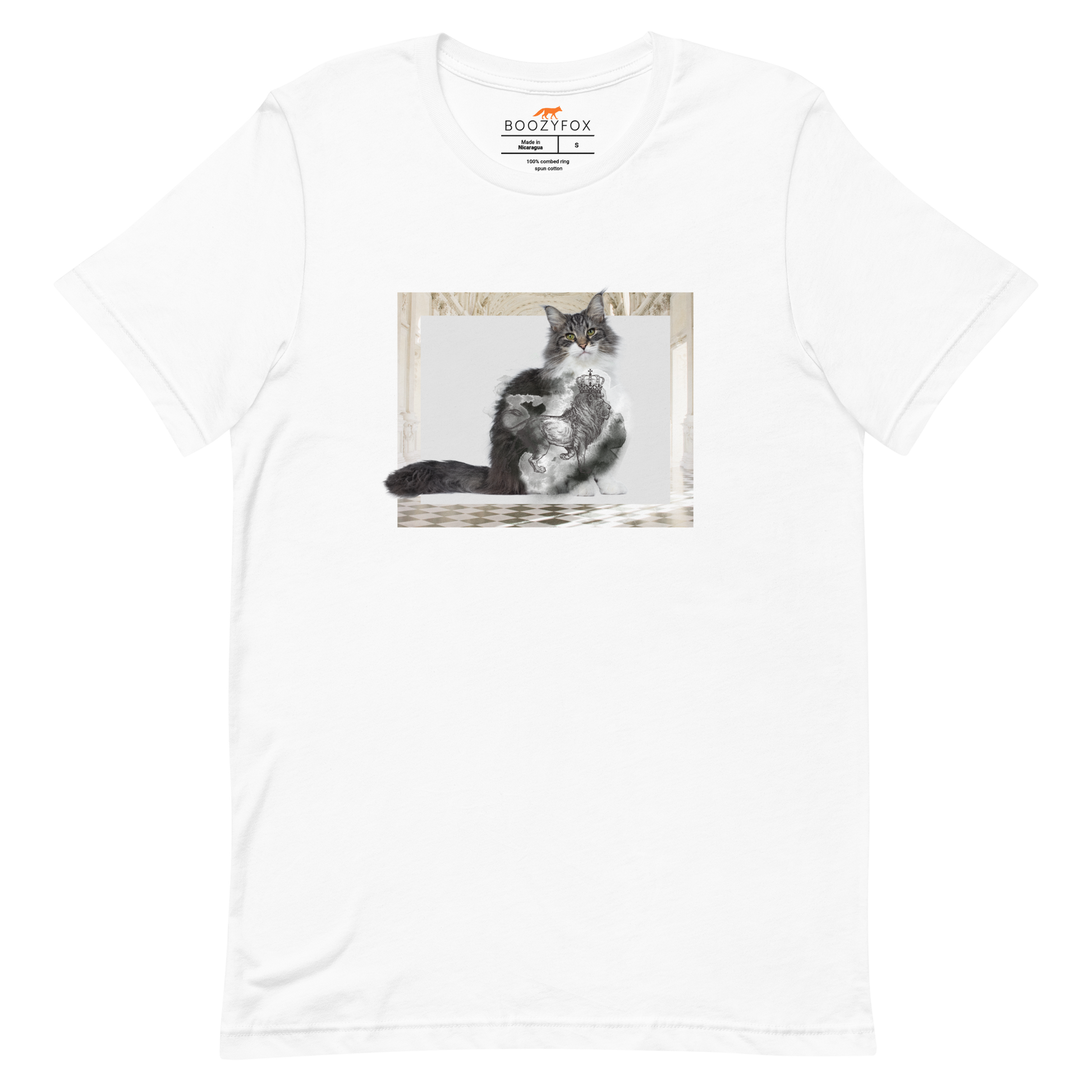 Royal Cat Tee Online - White - Boozy Fox