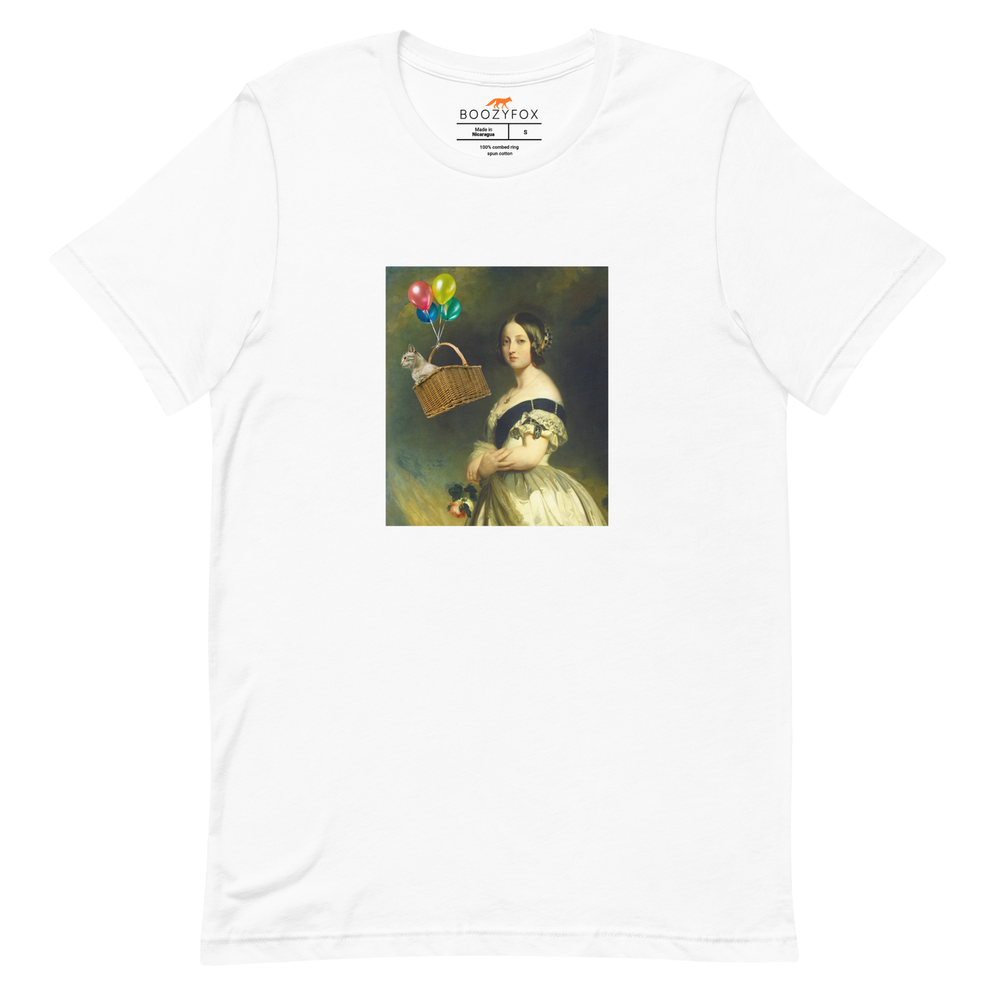 Young Queen Victoria Premium Tee Online - White - Boozy Fox