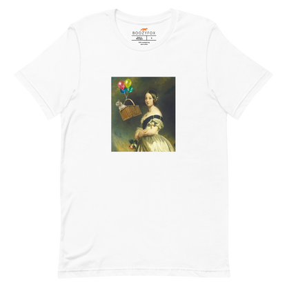 Young Queen Victoria Premium Tee Online - White - Boozy Fox