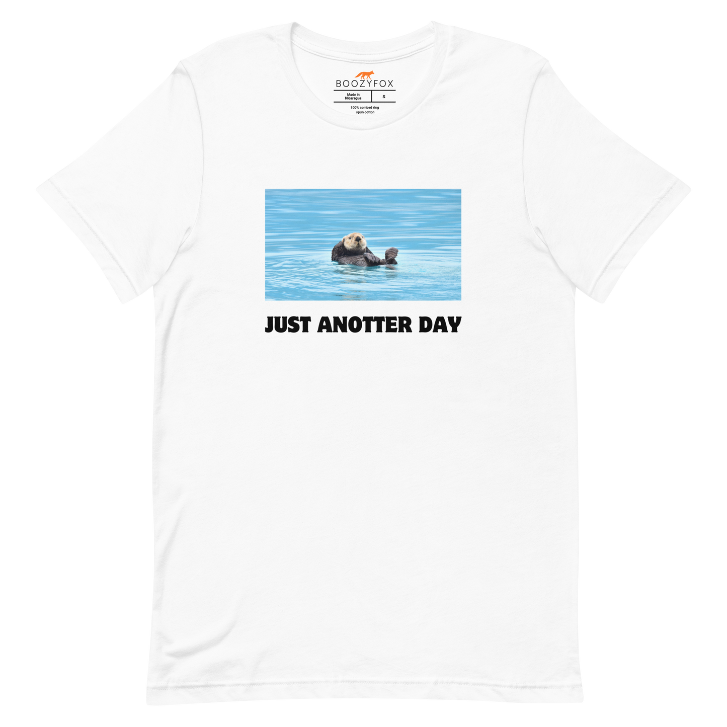 Just Anotter Day Otter Tee Online - White - Boozy Fox