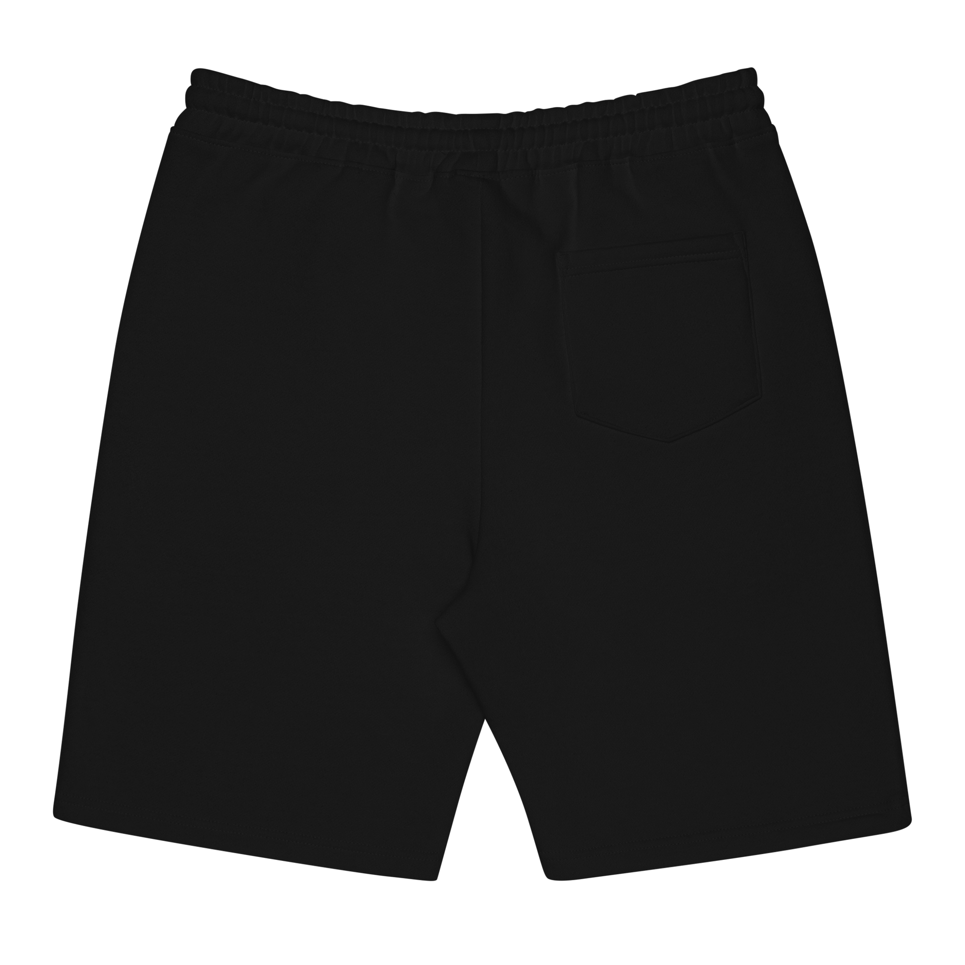 Product details of a black Boozy Fox Men's Fleece Shorts - Boozy Fox