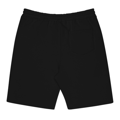 Product details of a black Boozy Fox Men's Fleece Shorts - Boozy Fox