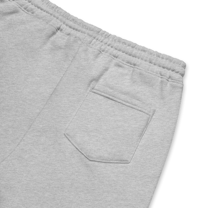 Product details of a grey Boozy Fox Men's Fleece Shorts - Boozy Fox