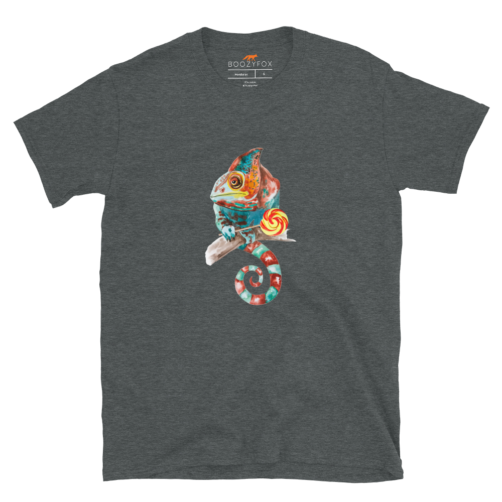 Chameleon T-Shirt Online - Dark Heather - Boozy Fox