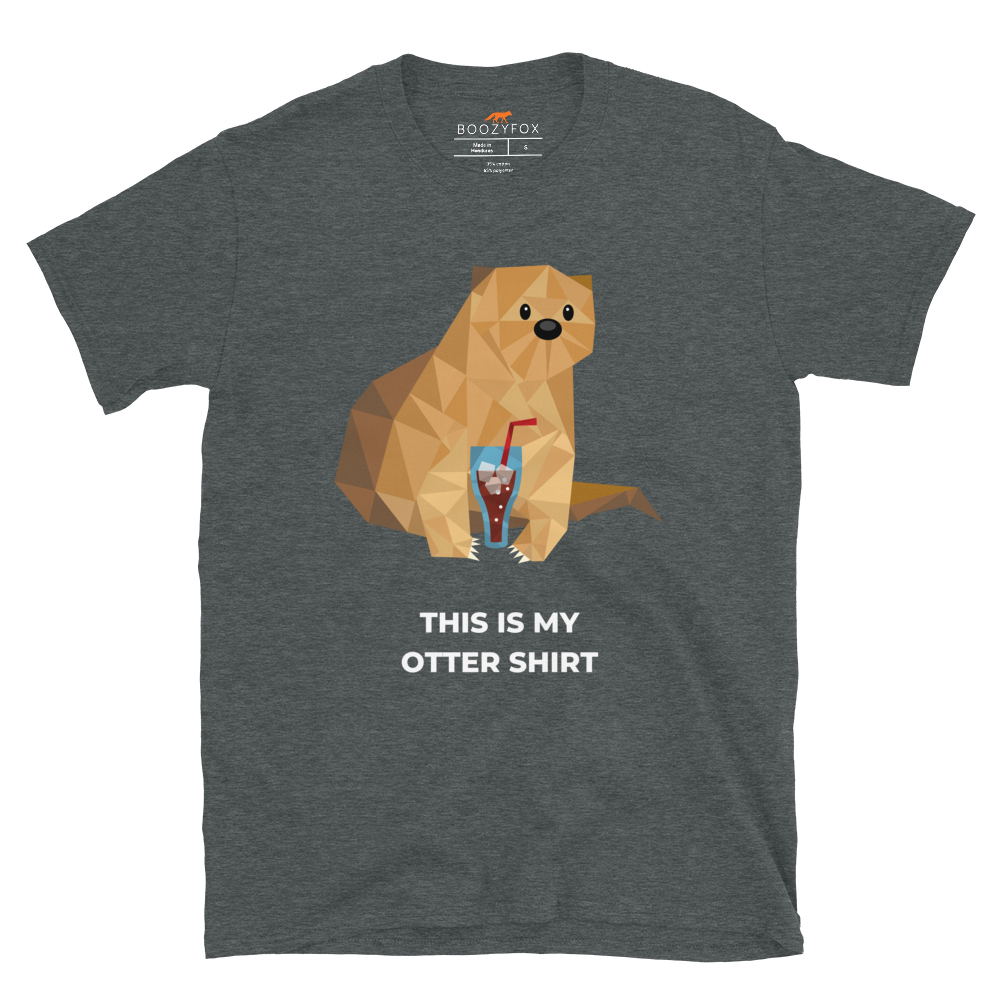 Otter T-Shirt Online - Dark Heather - Boozy Fox