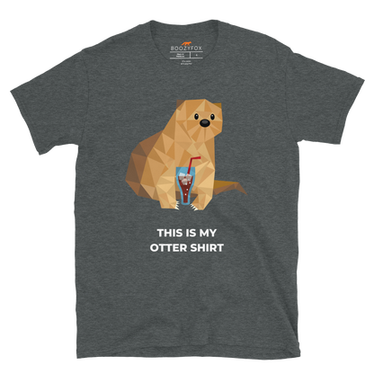 Otter T-Shirt Online - Dark Heather - Boozy Fox