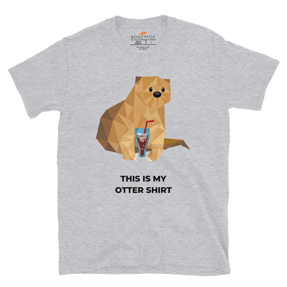 Otter T-Shirt Online - Sport Grey - Boozy Fox