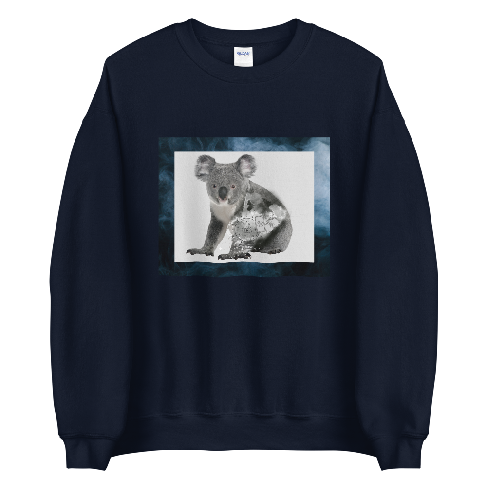 Navy Mystical Koala Crew Neck Sweatshirt - Boozy Fox