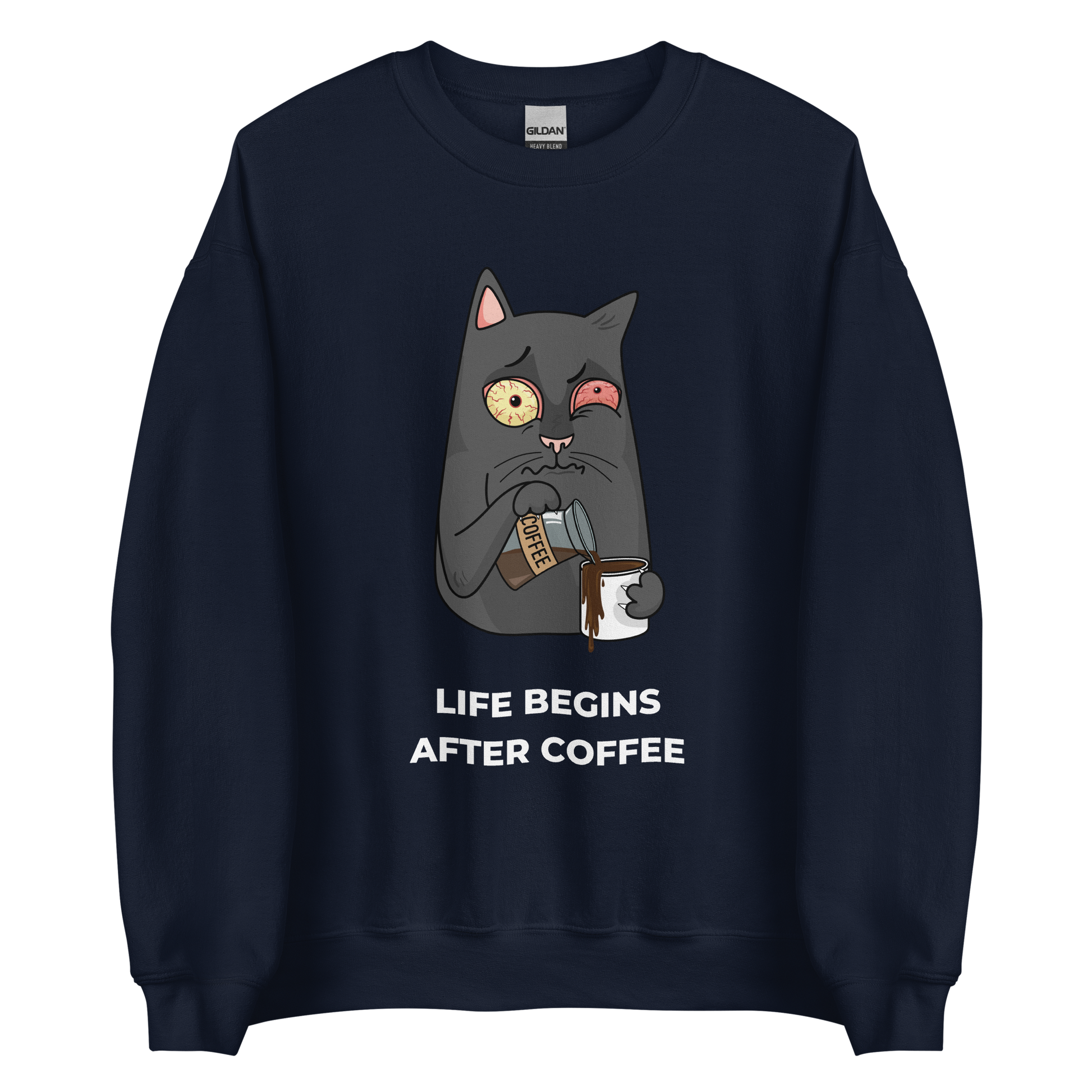Cat sales sweatshirts funny