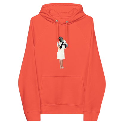 Anthropomorphic Pigeon Raglan Hoodie Online - Burnt Orange - Boozy Fox